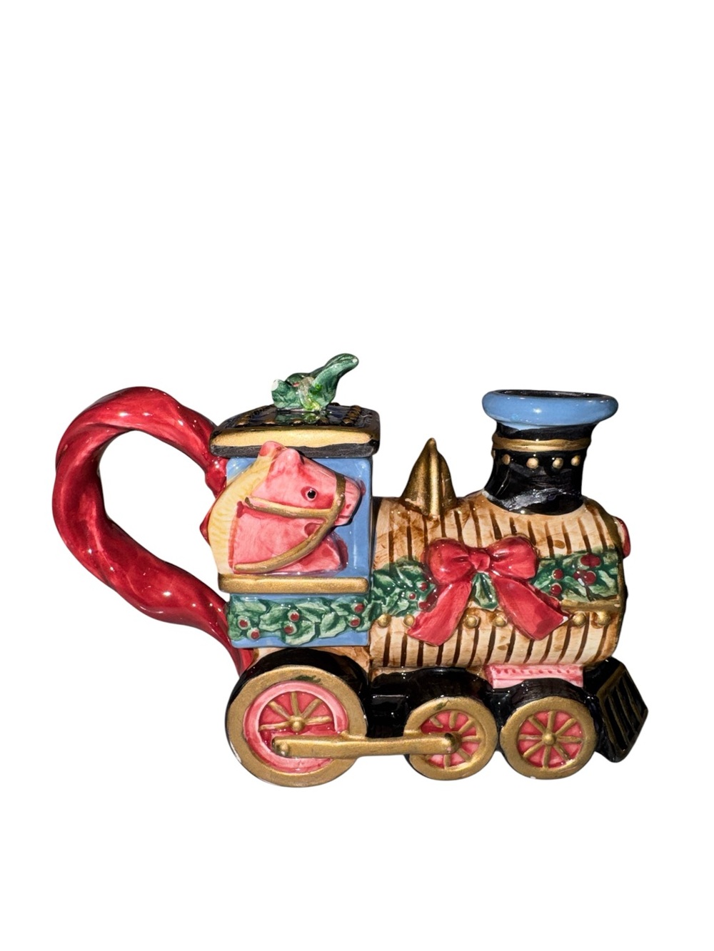 Fitz & Floyd Christmas Train Engine Creamer